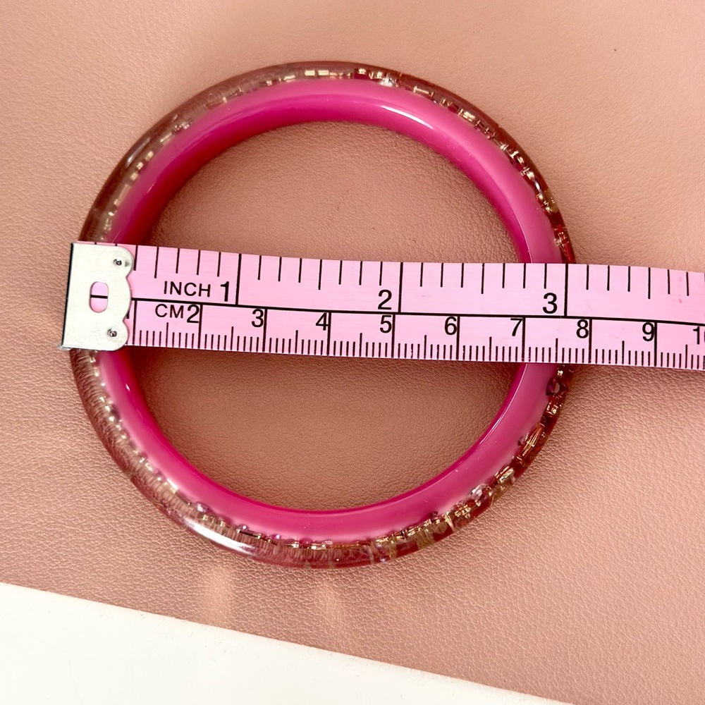Pink Louis Vuitton Inclusion Bracelet Bangle - Picture 8 of 8
